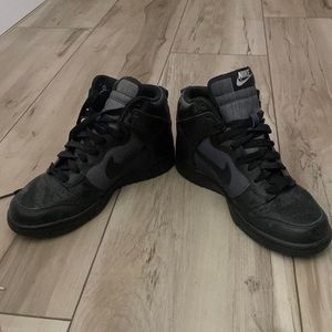 Nike black high tops
